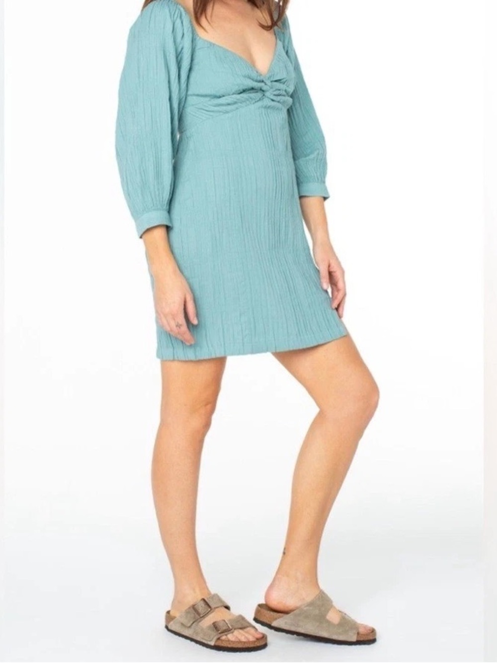 ROXY COTTON GAUZE MINI DRESS